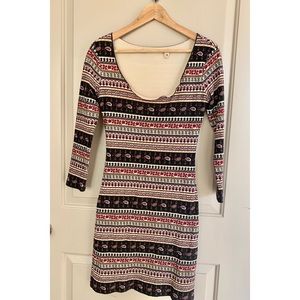 Chelsea & Violet Paisley Bodycon Dress